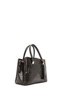 Women's Gray Long Strap Crocodile Handbag | Derimod Women's Gray Long Strap Crocodile Handbag | Derimod