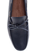 Erkek Lacivert Deri Casual Loafer | Derimod Erkek Lacivert Deri Casual Loafer | Derimod