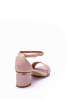 Women's Stone Detailed Heeled Shoes | Derimod Women's Stone Detailed Heeled Shoes | Derimod