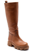 Women's Leather Thick Soled Boots | Derimod Women's Leather Thick Soled Boots | Derimod