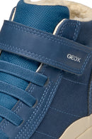 Geox Erkek Çocuk Mavi Gisli Bilekli Sneaker | Derimod Geox Erkek Çocuk Mavi Gisli Bilekli Sneaker | Derimod