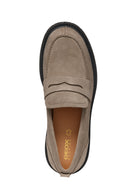 Geox Kadın Vizon Spherica Ec7 Süet Deri Maskülen Loafer | Derimod Geox Kadın Vizon Spherica Ec7 Süet Deri Maskülen Loafer | Derimod