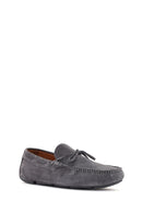 Men's Gray Suede Leather Loafer | Derimod Men's Gray Suede Leather Loafer | Derimod