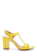 Women's Thick Heeled Sandals | Derimod Women's Thick Heeled Sandals | Derimod