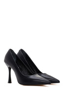 Women's Black Leather Stiletto | Derimod Women's Black Leather Stiletto | Derimod