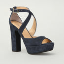 Suede Women's Leather Heeled Shoes | Derimod Suede Women's Leather Heeled Shoes | Derimod