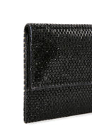Women's Black Long Chain Strap Stone Evening Clutch Bag | Derimod Women's Black Long Chain Strap Stone Evening Clutch Bag | Derimod