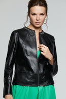 Olivia Kadın Deri Ceket | Derimod Olivia Kadın Deri Ceket | Derimod