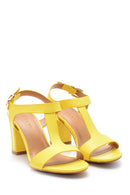 Women's Thick Heeled Sandals | Derimod Women's Thick Heeled Sandals | Derimod