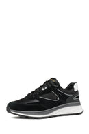 Geox Men's Black U Spherica Active X1 Lace-Up Waterproof Leather Sneaker | Derimod Geox Men's Black U Spherica Active X1 Lace-Up Waterproof Leather Sneaker | Derimod