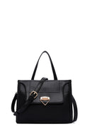 Kadın Siyah Uzun Askılı Kol Çantası | Derimod Kadın Siyah Uzun Askılı Kol Çantası | Derimod