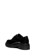 Geox Kadın Siyah Iridea Rugan Deri Oxford Ayakkabı | Derimod Geox Kadın Siyah Iridea Rugan Deri Oxford Ayakkabı | Derimod