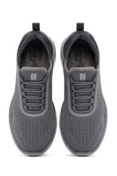 Derimod Zero Men's Gray Lace-Up Thick Soled Sneaker | Derimod Derimod Zero Men's Gray Lace-Up Thick Soled Sneaker | Derimod