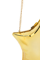 Kadın Altın Zincir Askılı Mini Portföy Çanta | Derimod Kadın Altın Zincir Askılı Mini Portföy Çanta | Derimod