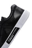 Hammer Jack Men's Black Toscana Leather Sneaker | Derimod Hammer Jack Men's Black Toscana Leather Sneaker | Derimod