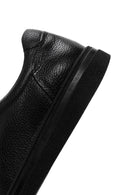 Erkek Siyah Bağcıklı Deri Sneaker | Derimod Erkek Siyah Bağcıklı Deri Sneaker | Derimod