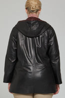 Hilary Plus Kadın Deri Ceket | Derimod Hilary Plus Kadın Deri Ceket | Derimod