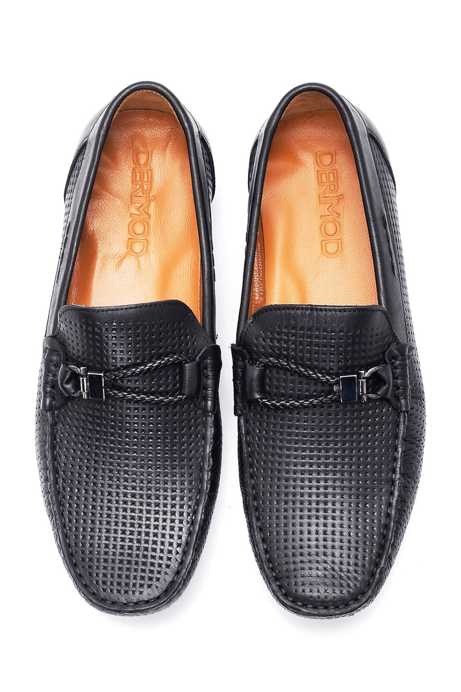 Erkek Deri Baskılı Loafer