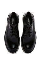 Women's Black Patent Leather Oxford Shoes | Derimod