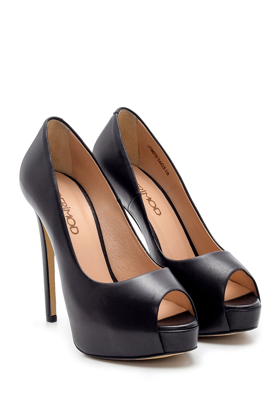 Women's Leather Heeled Shoes