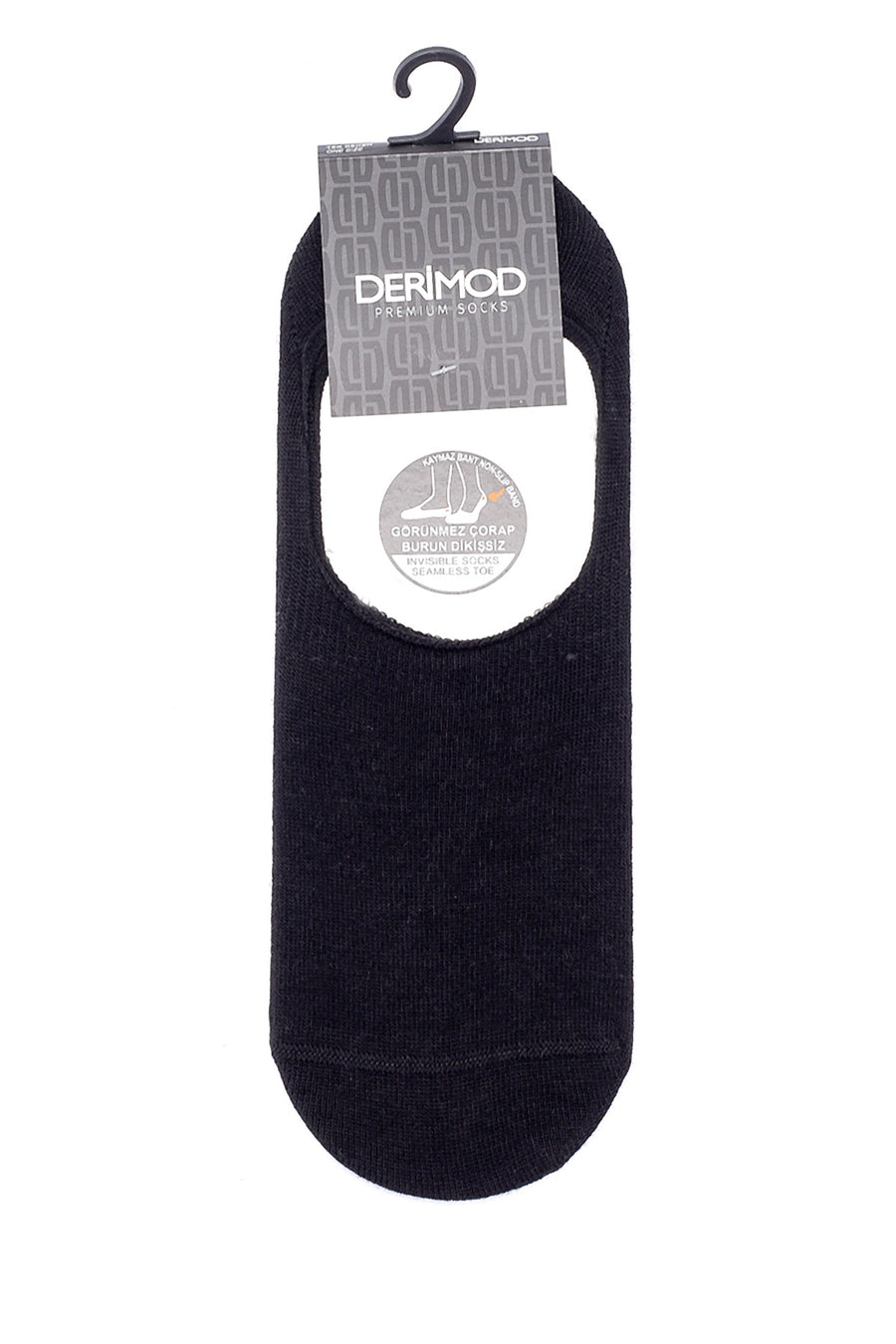 Men's Black Cotton Booties Socks 000A2C10146F | Derimod