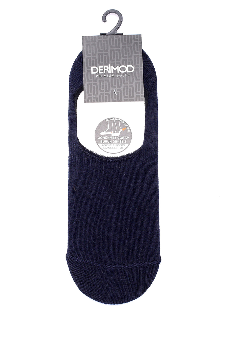 Men's Navy Blue Cotton Booties Socks 000A2C10146F | Derimod