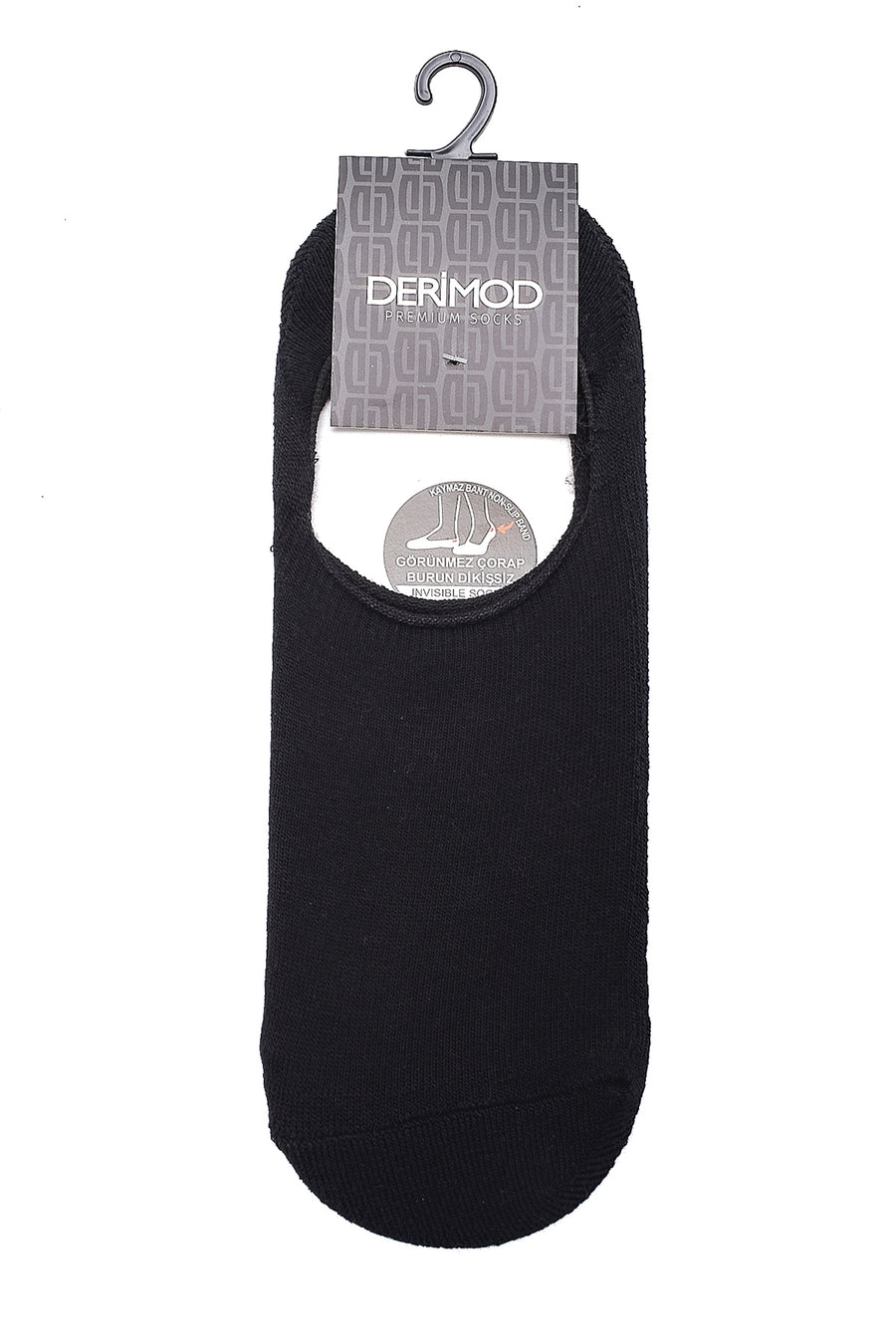 Men's Black Cotton Booties Socks 000A2C10156F | Derimod