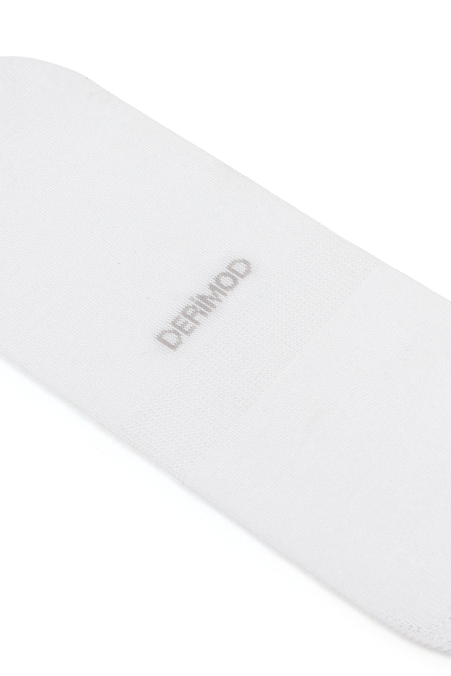 Male White Bamboo Short Socks