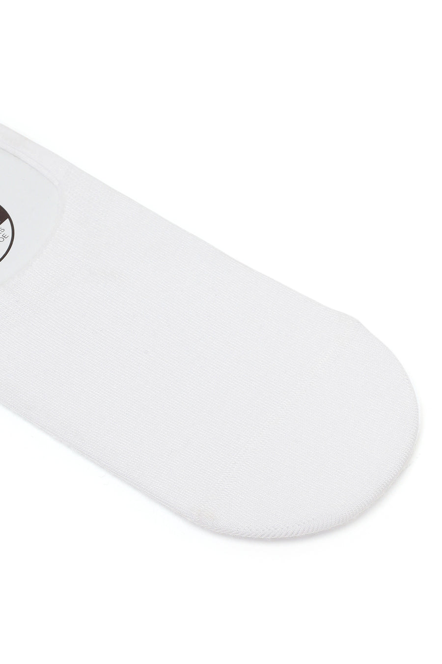 Male White Bamboo Short Socks