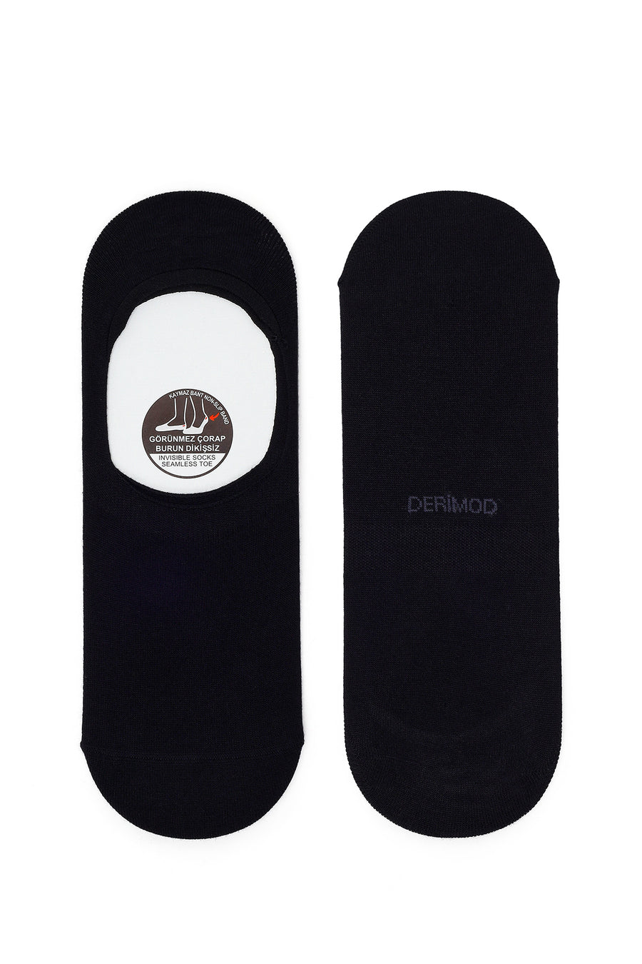 Male Black Bamboo Short Socks 000A2C10186F | Derimod