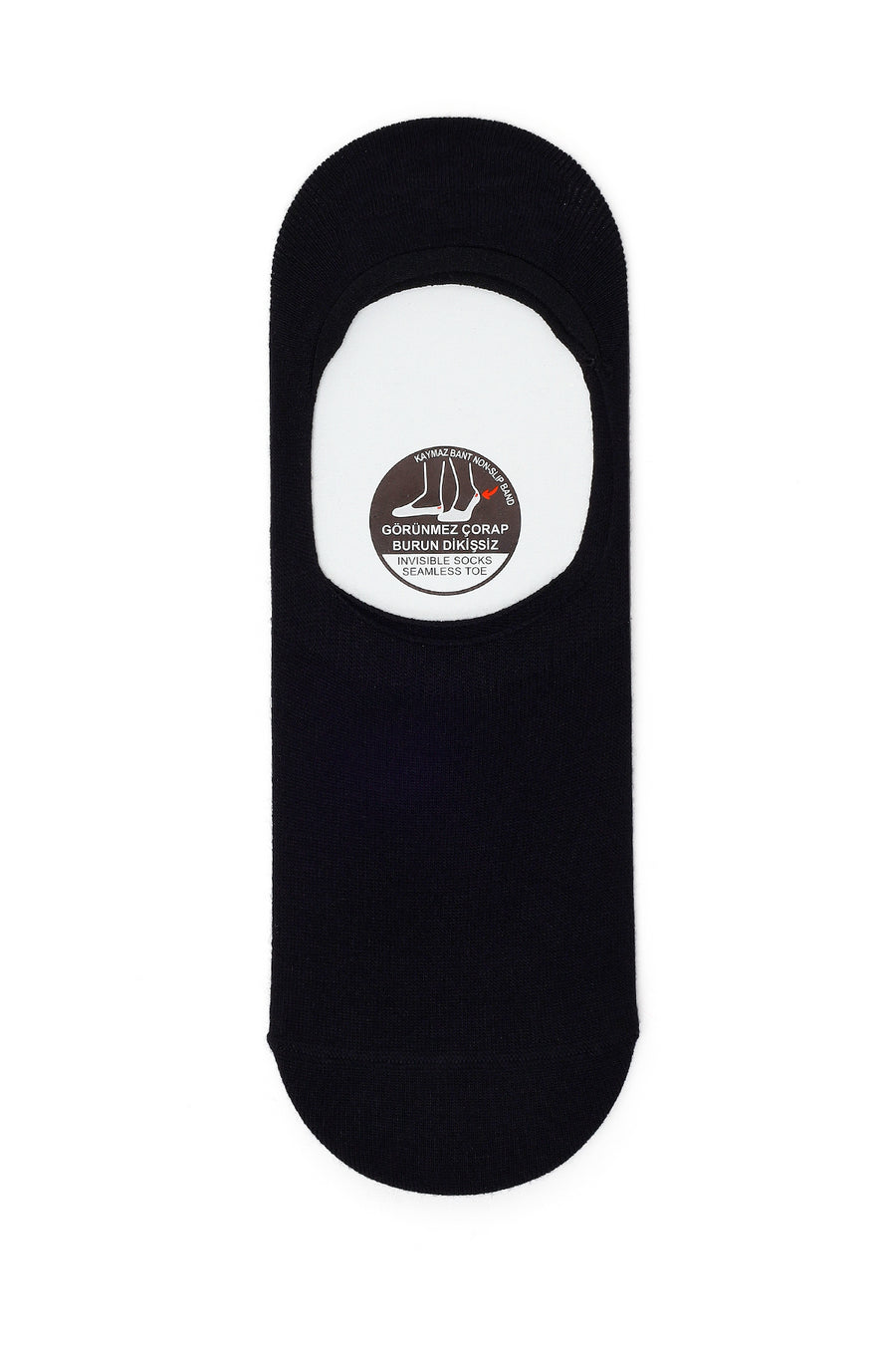 Male Black Bamboo Short Socks