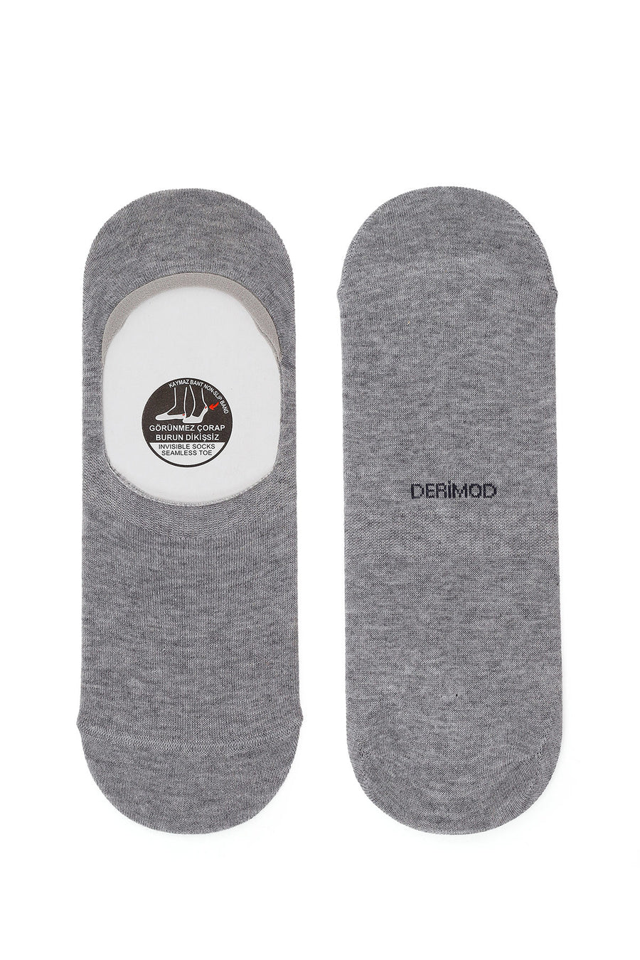 Male Gray Bamboo Ankle Socks 000A2C10186F | Derimod