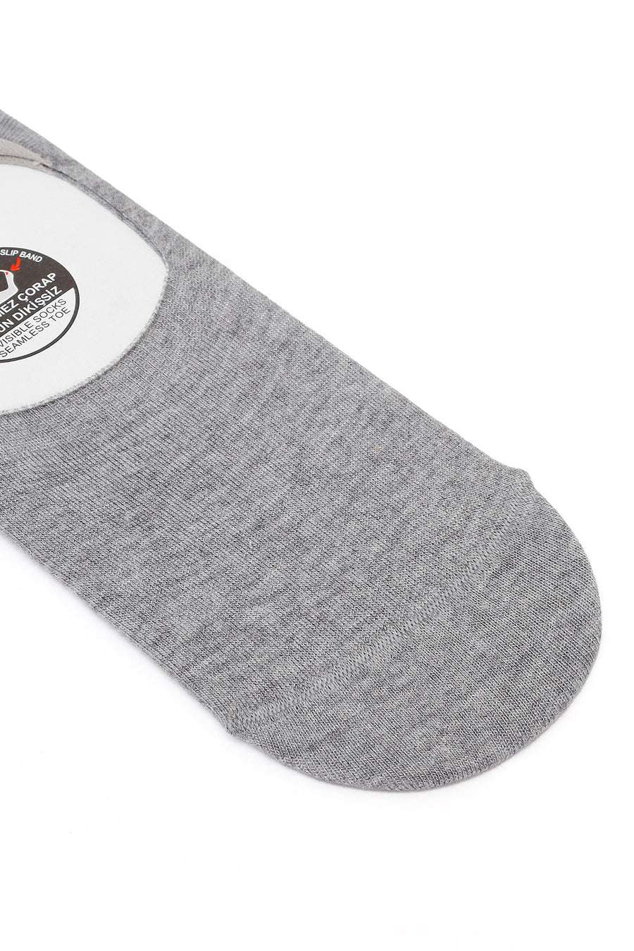 Male Gray Bamboo Ankle Socks