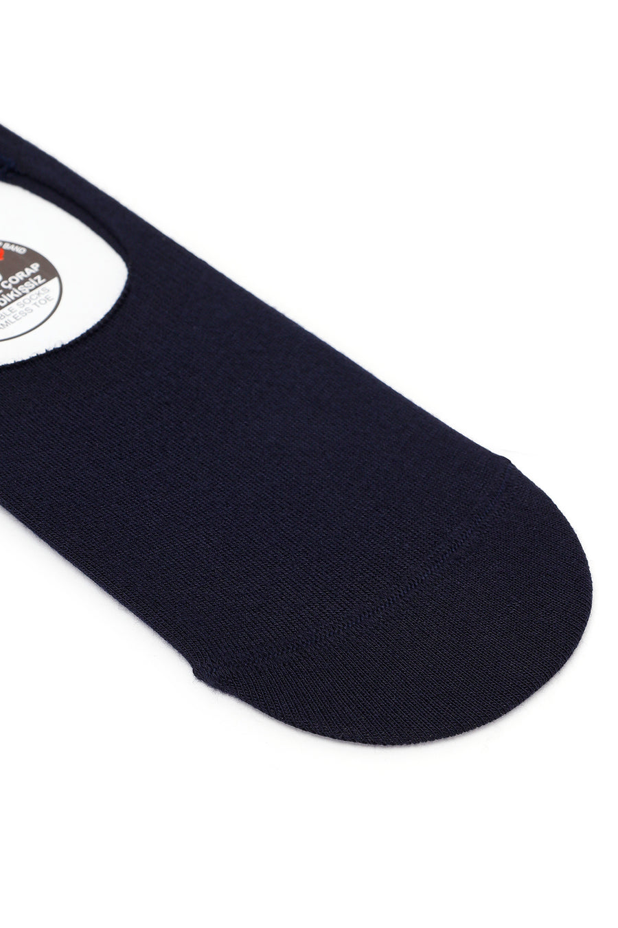 Male Navy Blue Bamboo Short Socks
