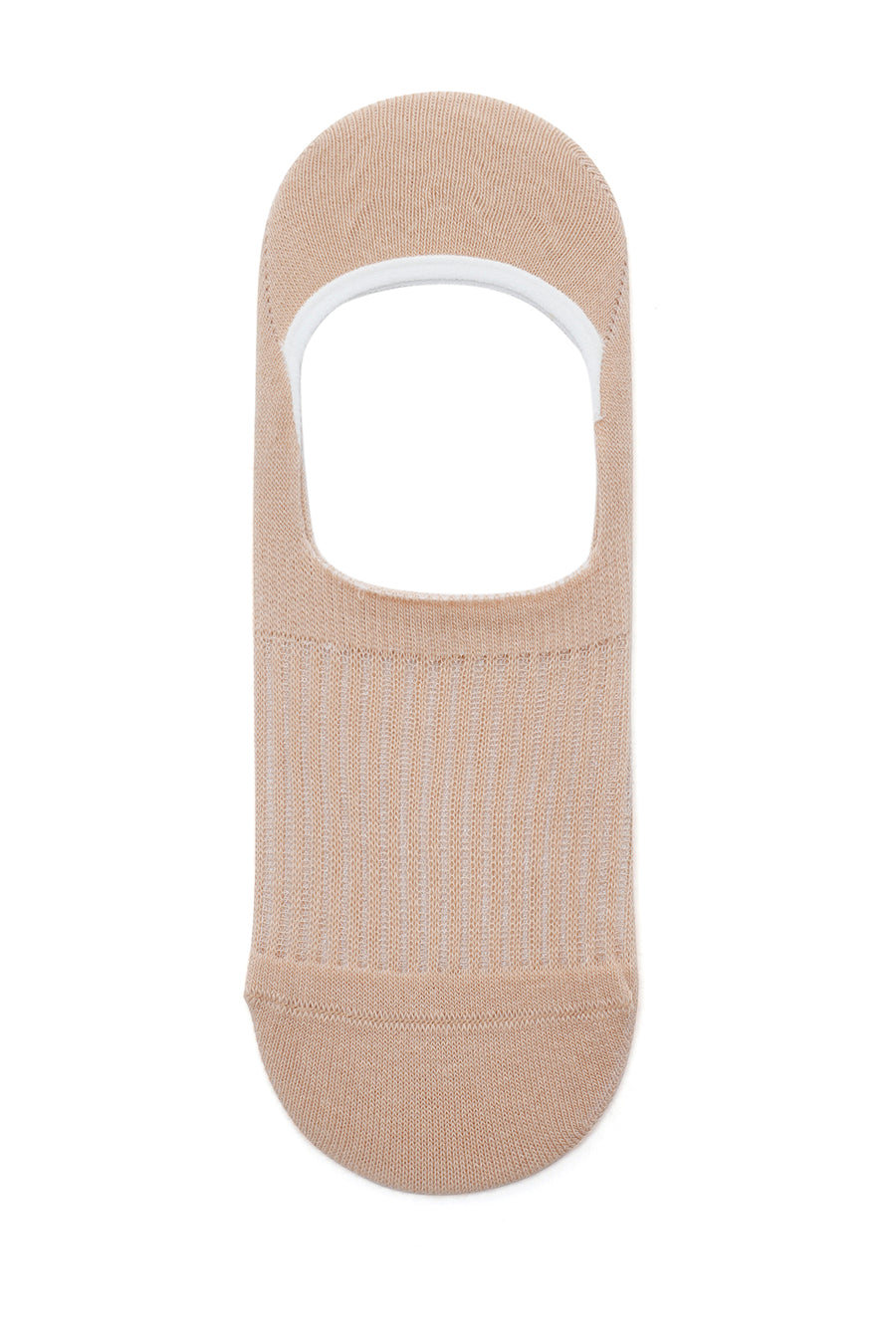 Women's Beige Cotton Socks