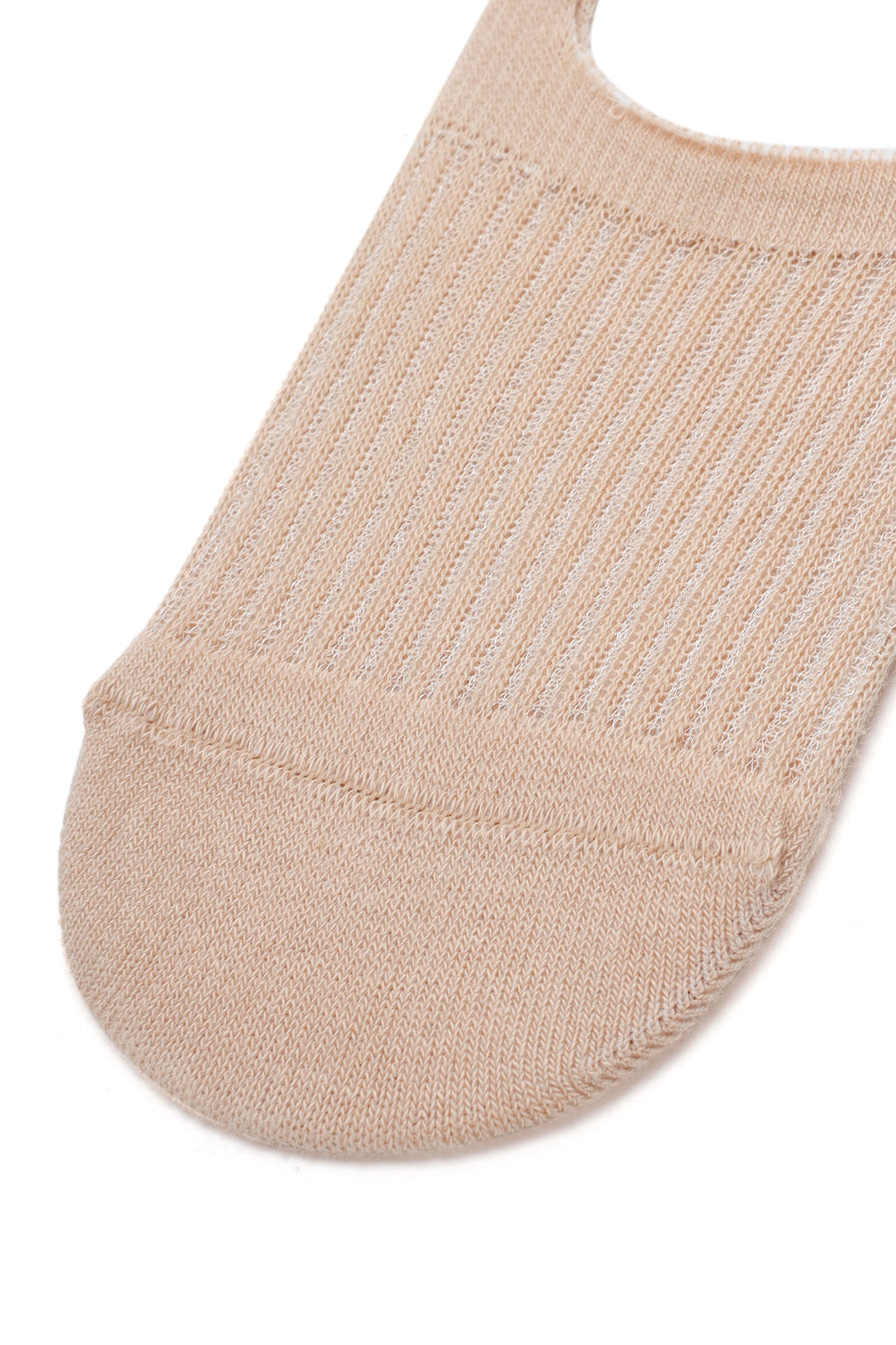 Women's Beige Cotton Socks