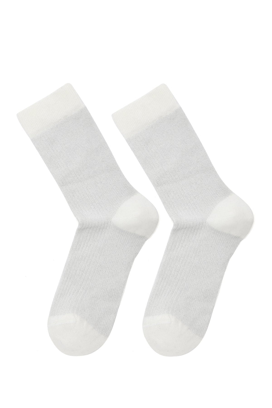 Women's White Cotton Socks 000A2C20136F | Derimod