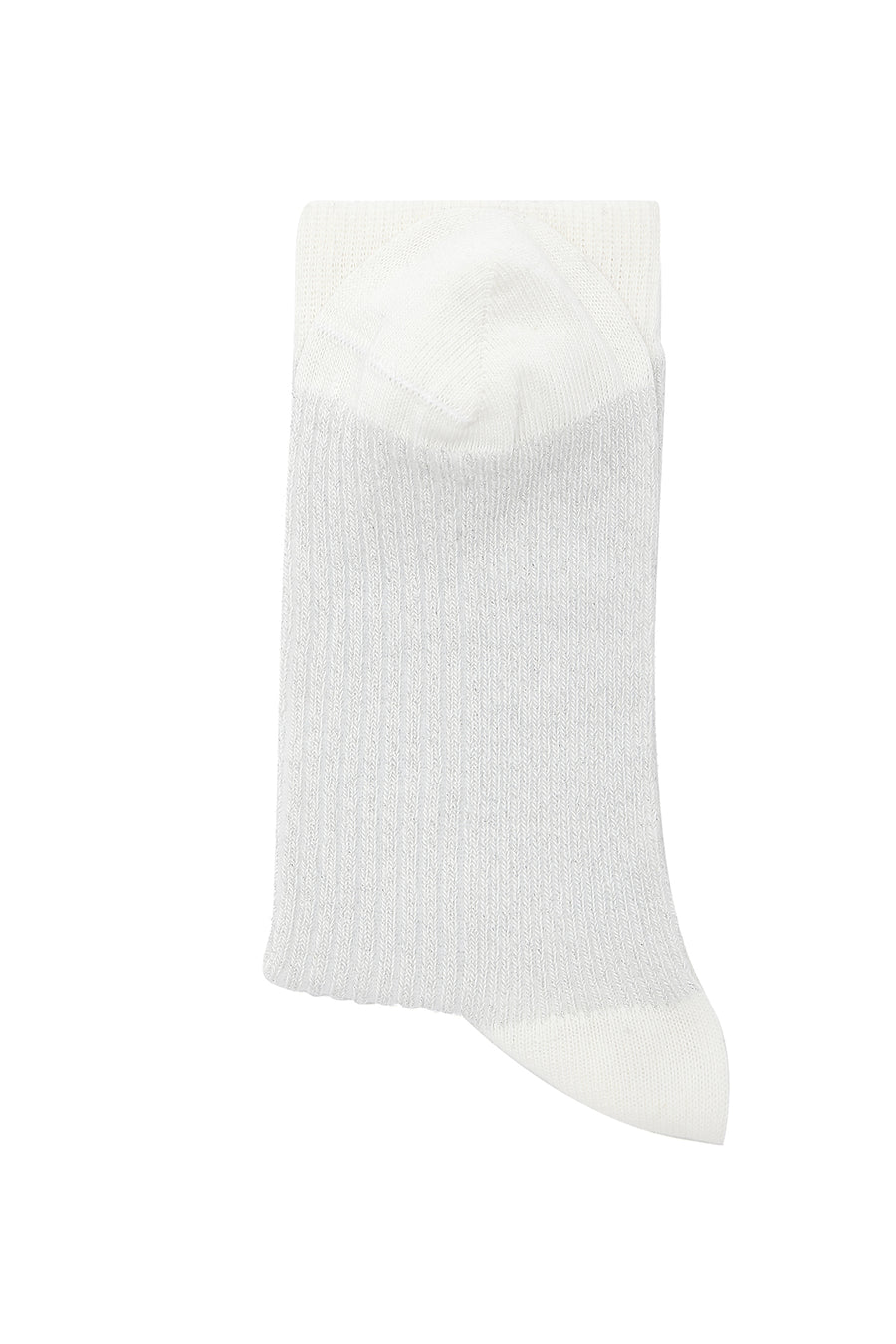 Women's White Cotton Socks