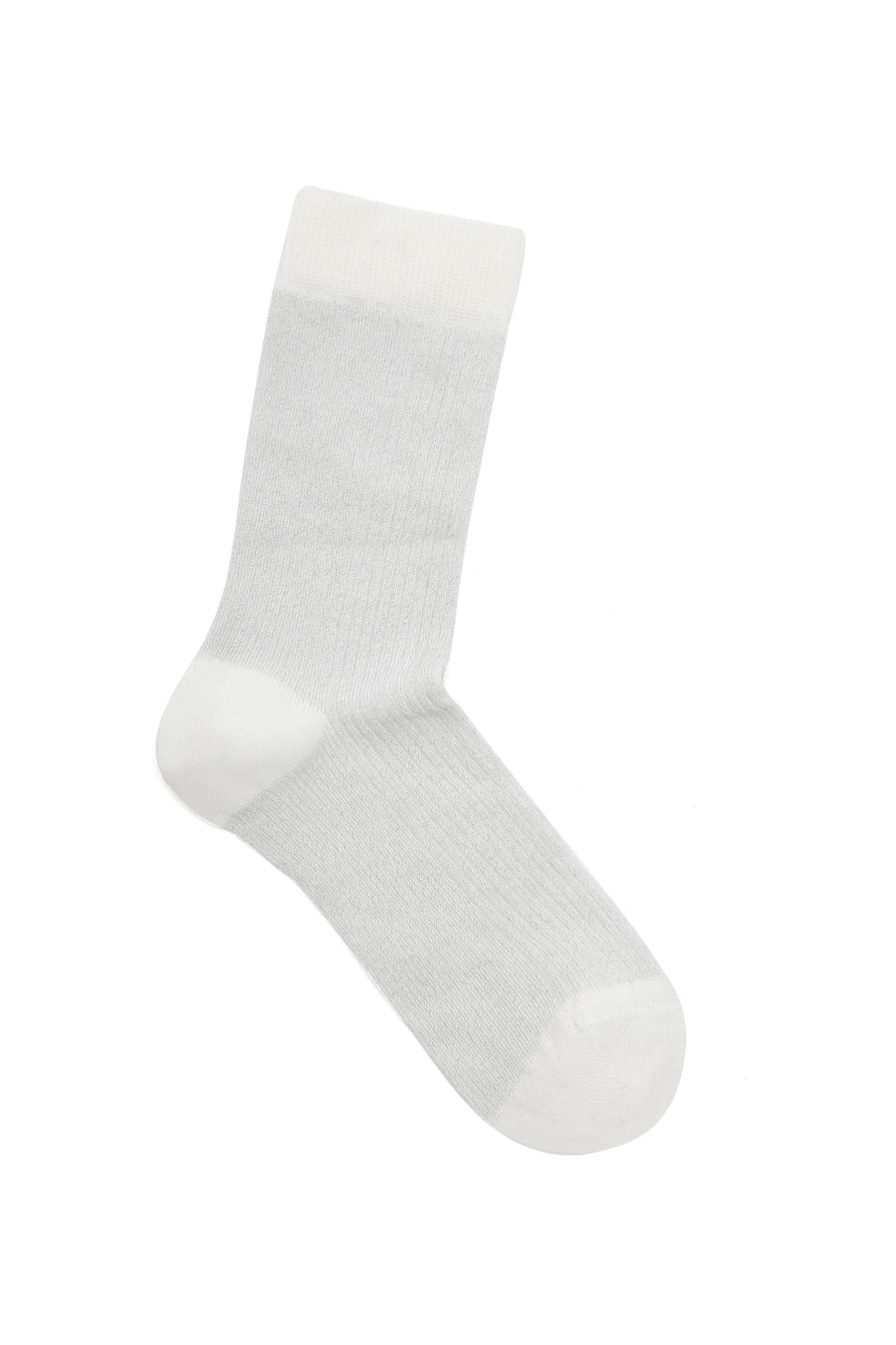 Women's White Cotton Socks