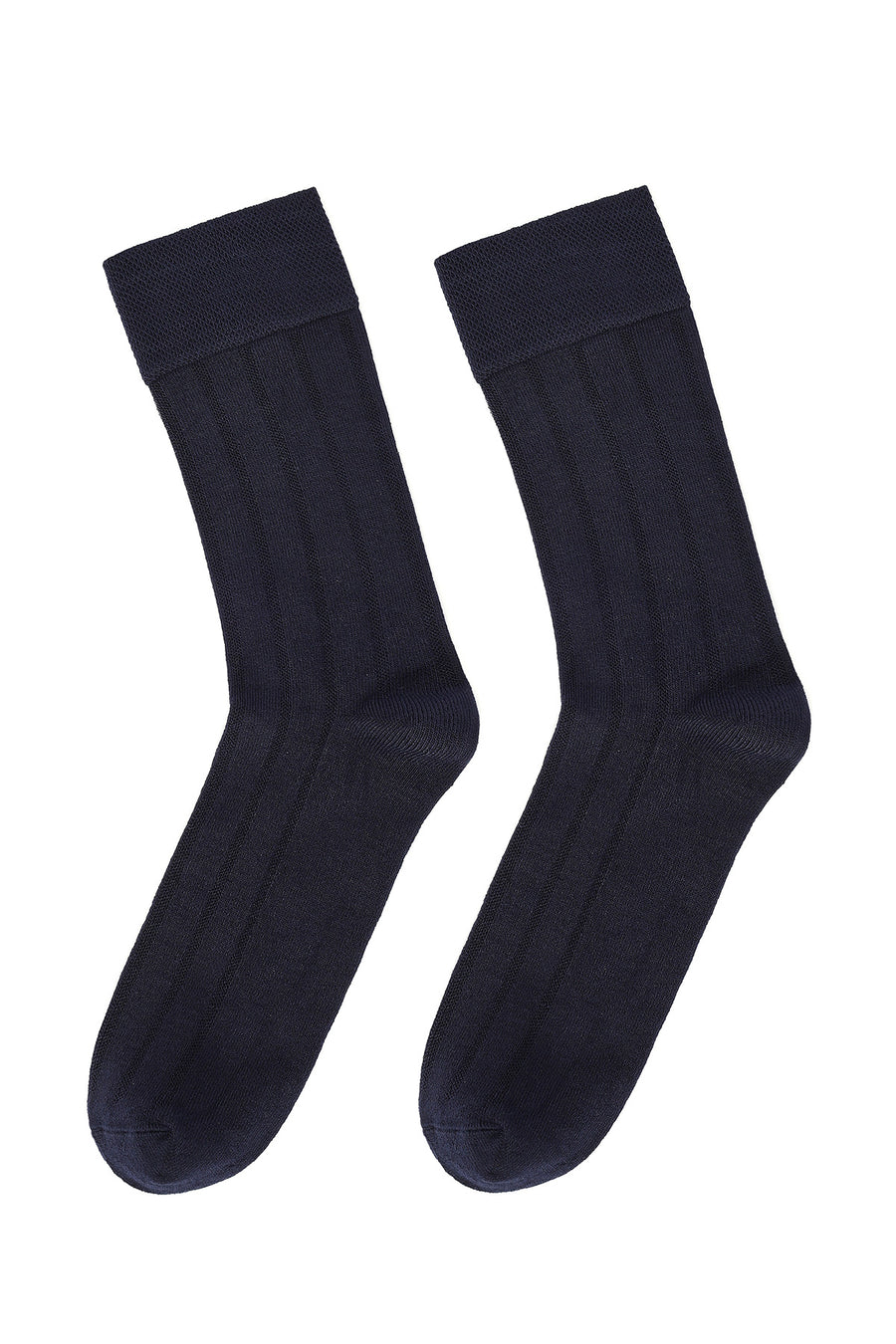 Men's Navy Blue Bamboo Long Socks 000A2C30136F | Derimod