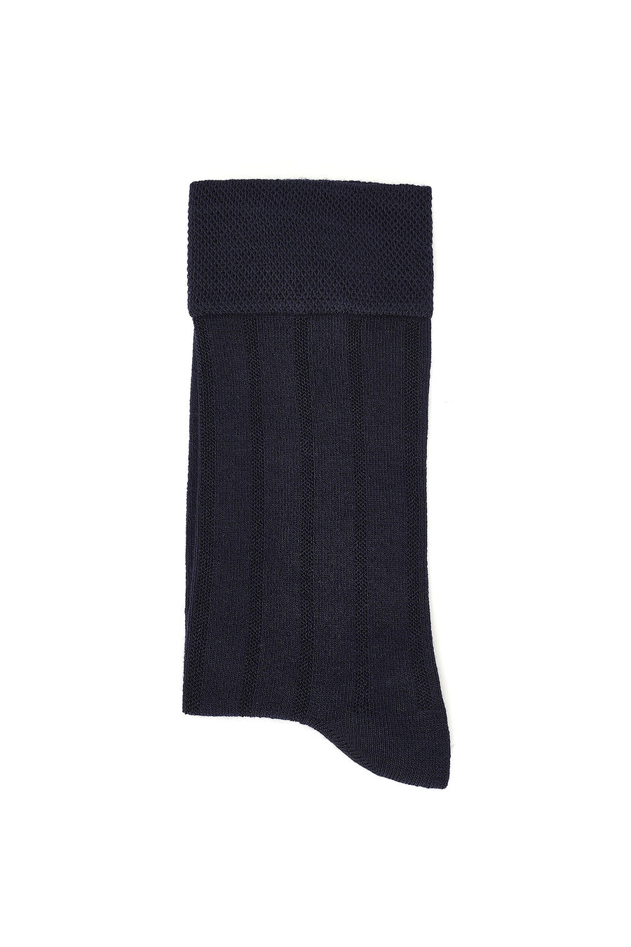 Men's Navy Blue Bamboo Long Socks