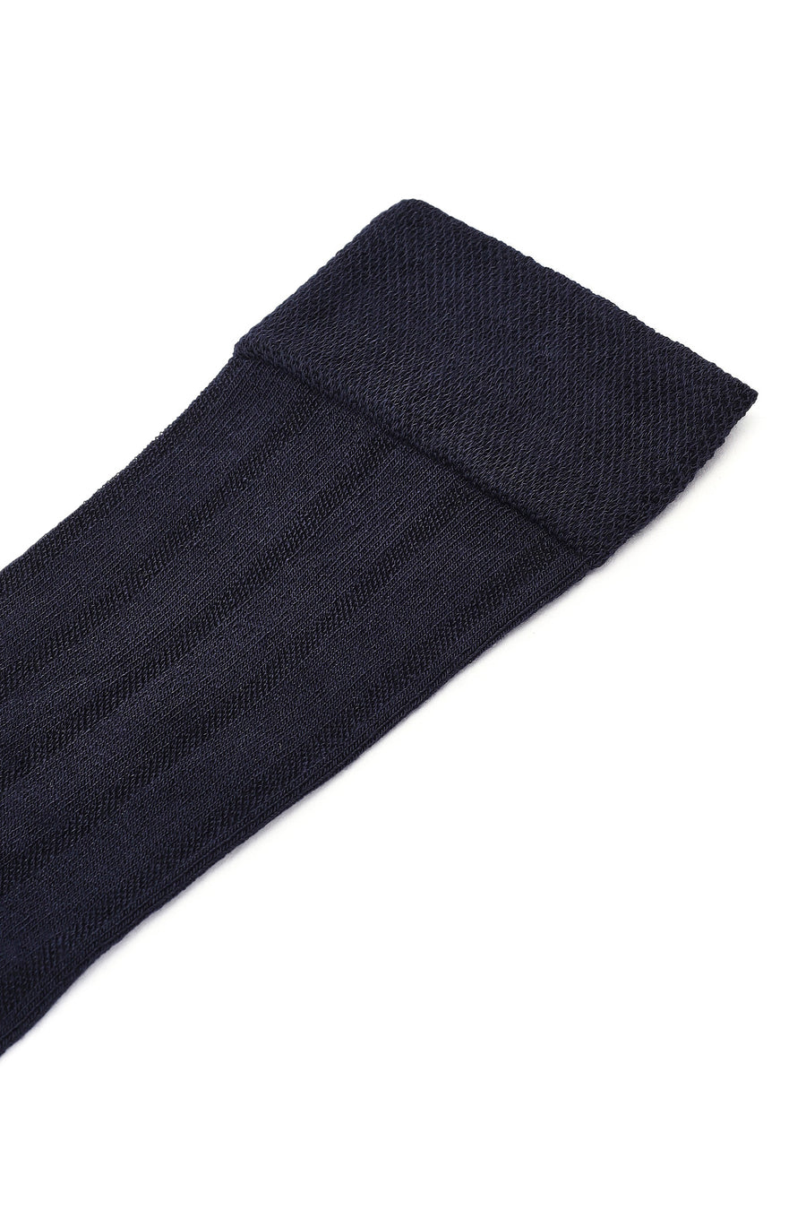 Men's Navy Blue Bamboo Long Socks