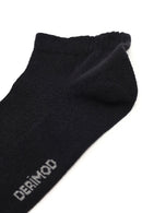 Erkek Siyah Pamuklu Kısa Çorap | Derimod