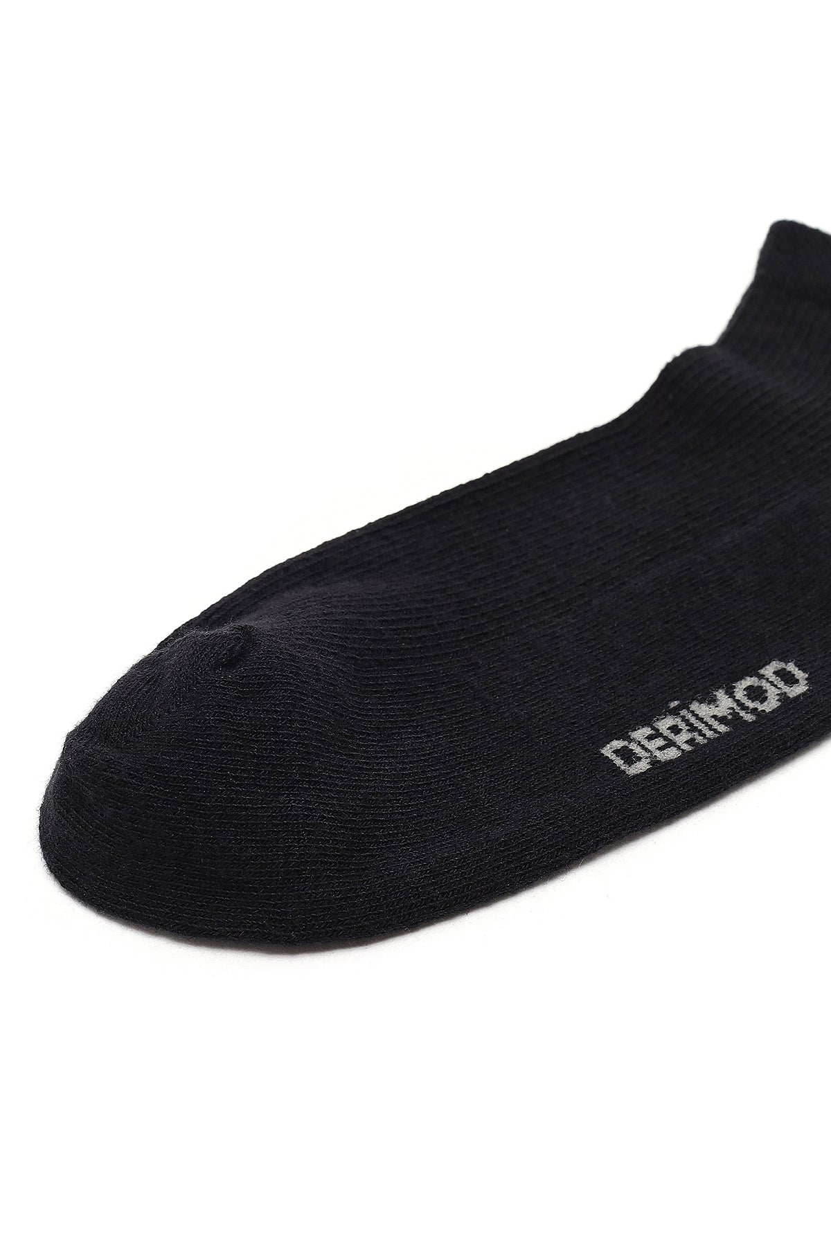 Erkek Siyah Pamuklu Kısa Çorap