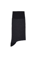 Men's Black Bamboo Long Socks | Derimod
