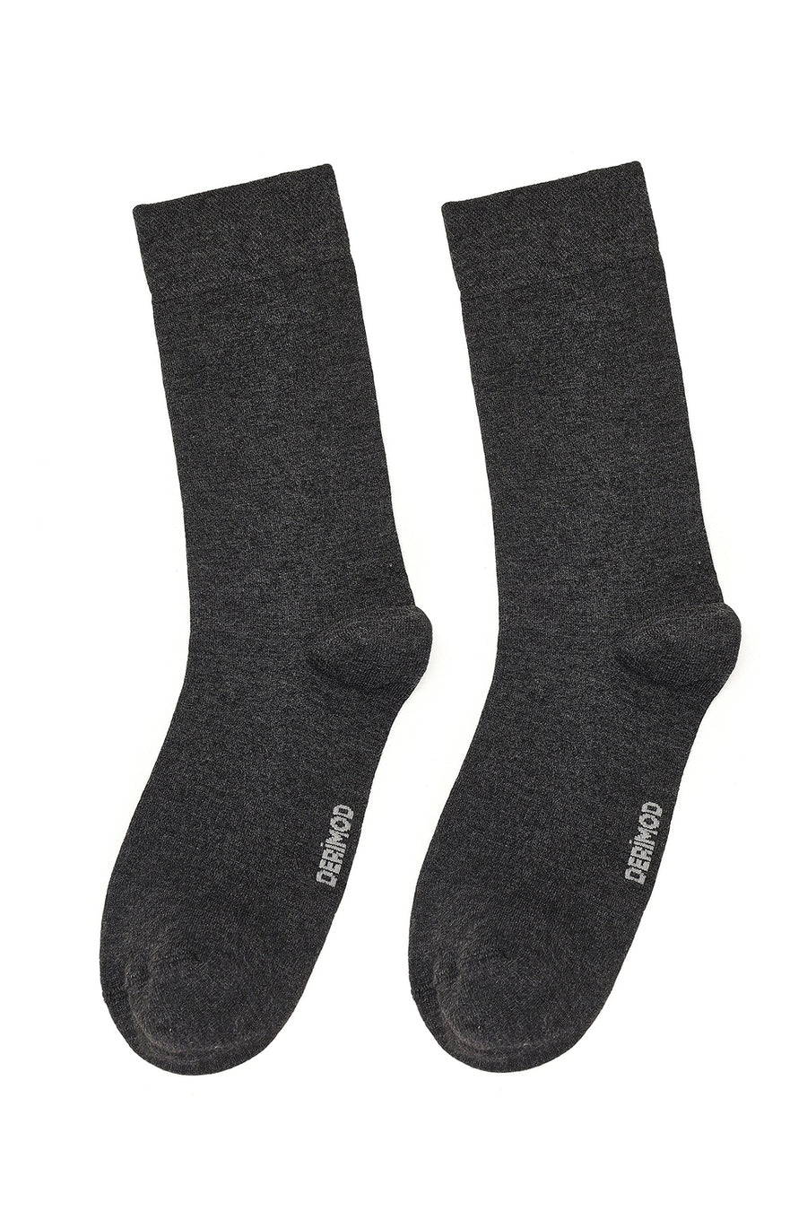 Erkek Gri Bambu Uzun Çorap 000A2C35106F | Derimod