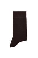 Men's Brown Bamboo Long Socks | Derimod