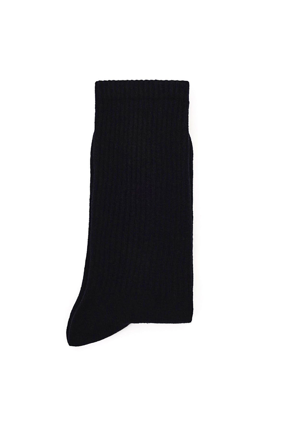 Erkek Siyah Pamuk Uzun Çorap