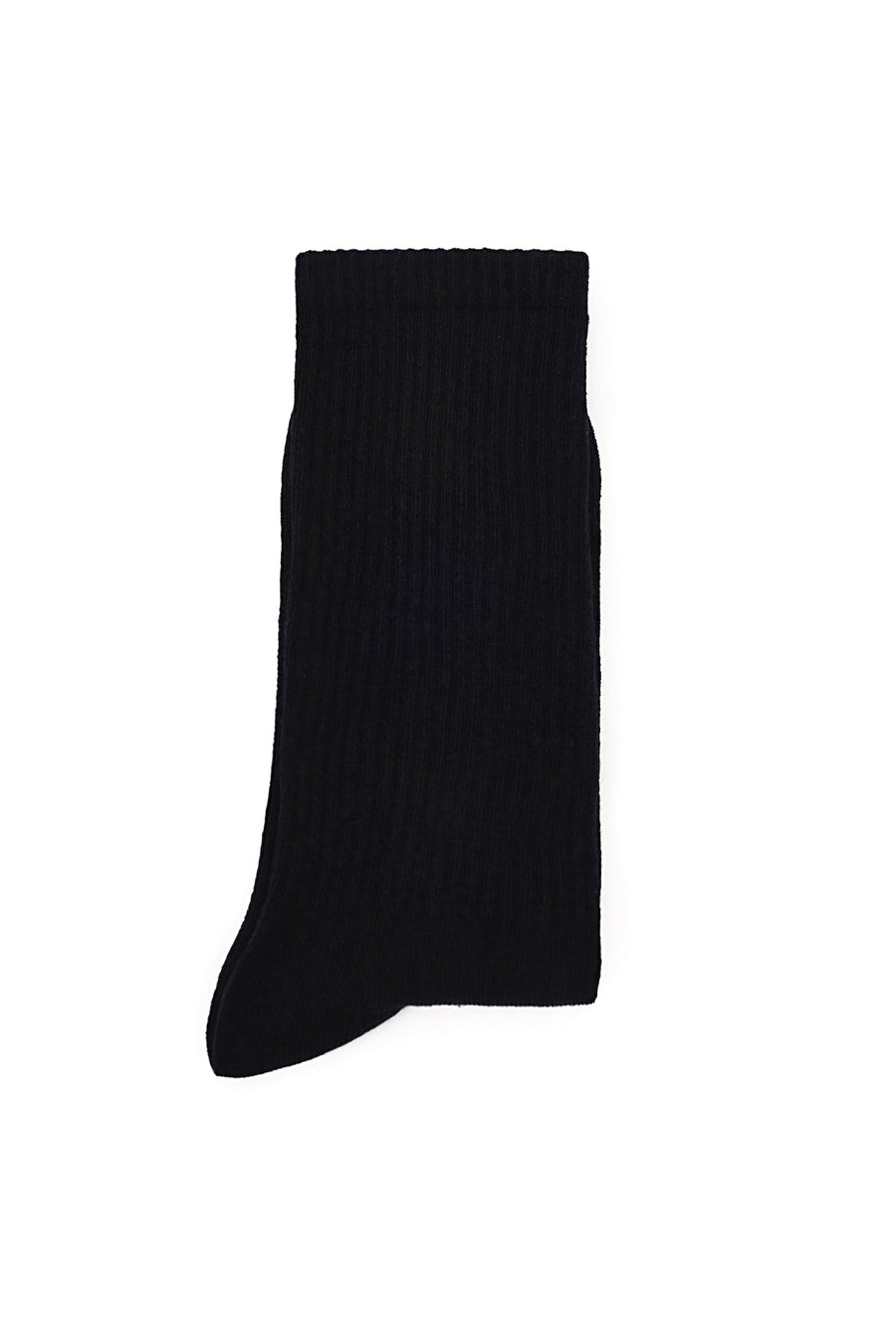 Men's Black Cotton Long Socks