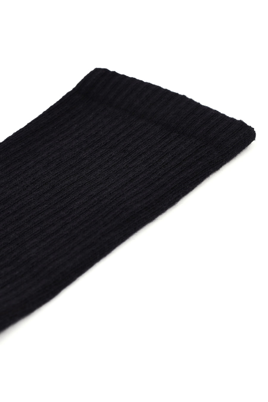 Men's Black Cotton Long Socks